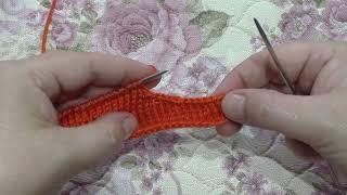 Вяжем пройму без ступенек . Быстро и просто. //We knit an armhole without steps . Quick and easy !