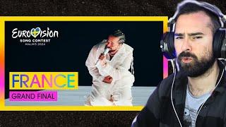 Vocal Coach Reacts to Slimane Mon Amour LIVE France Grand Final  Eurovision 2024