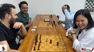 The Most Intense Bug House Chess Ever | Arjun and Bibisara vs Tabatabaei and Sankalp