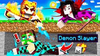 Minecraft Speedrunner Demon Slayer vs Demon Hunters