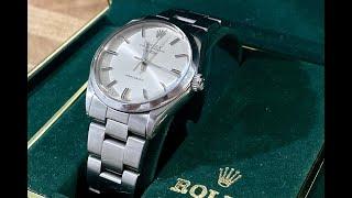Rolex Air King 5500 Unboxing