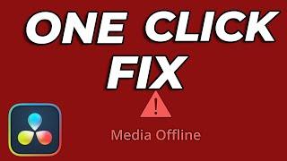 EASY! How To Relink OFFLINE MEDIA in Davinci Resolve 19