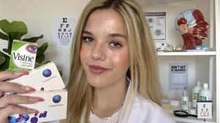 ASMR Eye Doctor Roleplay ️‍️ (eye exam, follow the light, etc) 