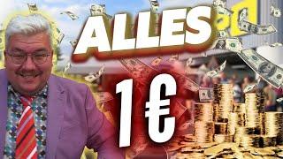 ALLES 1 € | 1800 € GEWINN MIT SPERRMÜLL AUF DEM FLOHMARKT | TRASH OR TREASURE | TEIL 16