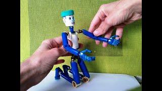 Posing PUBLU- The DIY Posable Puppet - For stop motion animation and Photo-comics