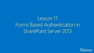 [Arabic]17. Forms Based Authentication in SharePoint Server 2013