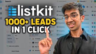 How to Scrape Emails with ListKit with 1 Click (Tutorial Walkthrough)