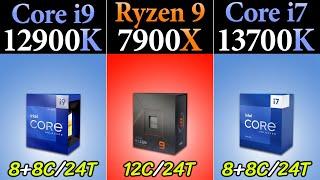 i9-12900K vs R9 7900X vs i7-13700K - RTX 3080 and RTX 3060 | How Much Performance Difference?