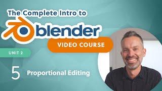 Blender Beginner Tutorial – Proportional Editing