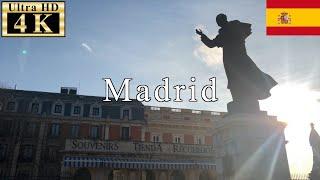 Madrid Winter Walk - Almudena Cathedral to Plaza de la Villa - 【4K 60fps】