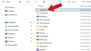 How To Fix AppData Folder is Missing in Windows 11