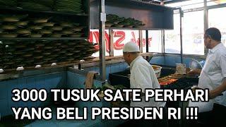 3000 TUSUK SATE PERHARI, SATE PADANG LEGENDARIS KESUKAAN PRESIDEN RI !!