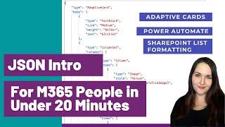 JSON Intro for Microsoft 365 People