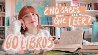 SI NO SABES QUÉ LEER, GUARDA ESTE VÍDEO  60 libros