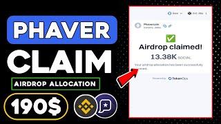 $Social Token Claim Update  Phaver Token listing Update  Phaver App Airdrop Allocation 