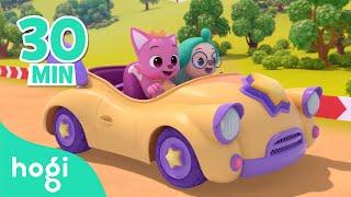  Racing with Wonderville Friends and more! | Compilation | Sing Along with Hogi | Pinkfong & Hogi