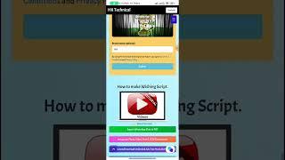 How to Make Independence Wishing Script In Mobile #wishingscript #wishing #wishingwebsite #viral