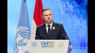 COP27. Statement by the President of Poland Andrzej Duda