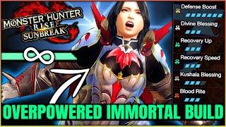 Sunbreak New Immortal Build - NEVER Cart & HUGE Damage - All Weapons - Monster Hunter Rise Sunbreak!