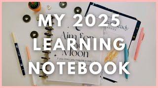 My 2025 Learning Notebook! | Learning Planner Walkthrough | Custom Functional Planning System