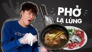 LẦN ĐẦU TỰ TAY LÀM PHỞ NÓNG 1000°C | PHỞ GÌ MÀ LẠ LÙNG VẬY? | CHÁP CHÁP CÙNG WOOSSI