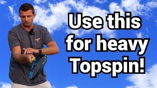 How to create heavy topspin