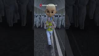 Upin Jadi Dewasa dan Boicl Ipin Dikejar Gerombolan Hantu Pocong #shorts #upinipin #gta5 #viral