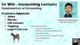 Lecture 03: Financial Statement Elements. [Fundamentals of Accounting]