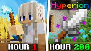 I Farmed all the way to a Hyperion... (hypixel skyblock)