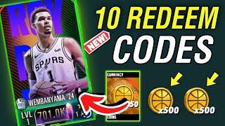 ️WEMBANYAMA '24️NBA 2K MOBILE CODES 2024 - NBA 2K MOBILE REDEEM CODES - CODES FOR NBA 2K MOBILE