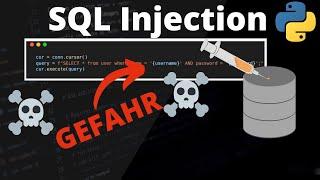 SQL Injection - Ausführung in Prävention in Python Apps