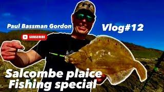 UK SEA FISHING-SALCOMBE PLAICE FISHING SPECIAL- OPEN COAST MULLET-Bassmans VLOG#12