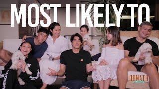 WHO'S MOST LIKELY TO?? Pangilinan Family Edition | Donny Pangilinan