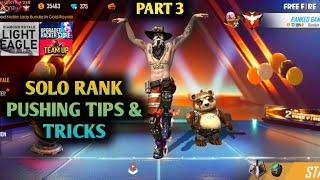 Solo Pushing Tips & Tricks [Part 3] Malayalam [Garena Free fire Malayalam]