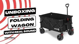 SEKEY Folding Wagon Unboxing: Experience the Real Sound!