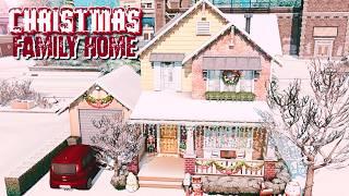 REALISTIC CHRISTMAS SUBURBAN FAMILY HOME  The Sims 4: Speed Build