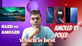 QLED vs AMOLED and AMOLED vs POLED