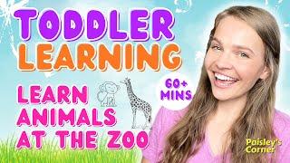 Toddler Learning Video - Learn Zoo Animals | Best Learning Video for Toddlers