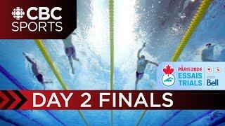 2024 Canadian Olympic & Paralympic Swimming Trials: Finals - Toronto - Day 2 | CBC Sports