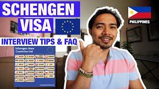 SCHENGEN VISA INTERVIEW TIPS AND FREQUENT QUESTIONS (TOURISM VISA /SHORT STAY ONLY)