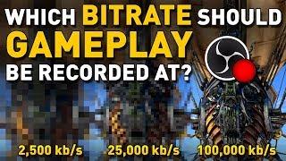The Best Bitrate for Recording Gameplay