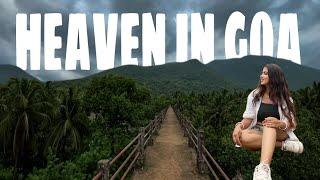 keri Foot Bridge | Harvalem Waterfalls | Arvalem Caves | The Other Side Of Goa | Heaven In Goa | 4K