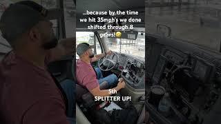 Why are semi trucks so slow? #18wheeler #manual #cdl #truckdriver