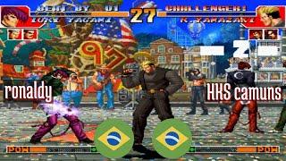 FT10 @kof97: ronaldy (BR) vs HKS camuns (BR) [King of Fighters 97 Fightcade] Jan 13