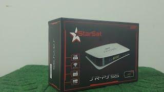 Starsat SR-PS55  H.265, Built In WiFi l Digital Satellite Receiver l Unboxing,Review l English