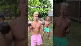 Dumbell Water Balloon Fight! (Bad Idea) Voros Twins