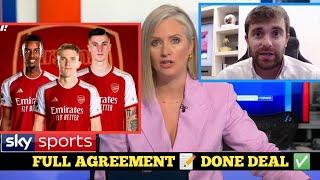 DONE DEALS  ARSENAL TRANSFER NEWS LIVE UPDATES: VIKTOR GYOKERES SIGNS ARSENAL £50M & NEW SIGNINGS 