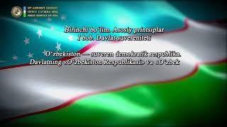 Ўзбекистон Республикаси Конституцияси. I боб. 1-модда