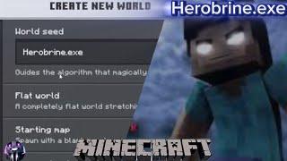 Do not join the "Herobrine.exe" Seed in Minecraft!