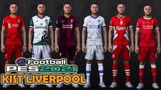 PES 2021 new leaked kits Liverpool 2022 smoke patch 21.4.4